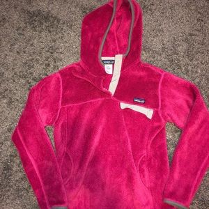 Pink Patagonia w hood!
